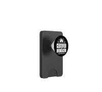 Certified Overreactor Funny Anxiety Graphic Design PopSockets PopWallet for MagSafe
