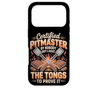Certified Pitmaster By Nobody But I Have The Tongs Case for iPhone 17 Pro