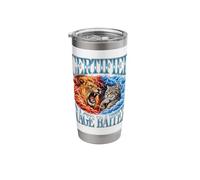 Certified Rage Baiter Lion Roaring Cat Bootleg Stainless Steel Insulated Tumbler