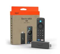 Certified Refurbished Amazon Fire TV Stick HD, free and live TV, Alexa Voice Remote, smart home controls, HD streaming