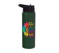 Certified Registered Nurse Anesthetist Sunflower CRNA Stainless Steel Insulated Water Bottle