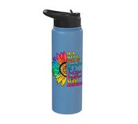 Certified Registered Nurse Anesthetist Sunflower CRNA Stainless Steel Insulated Water Bottle