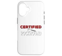 Certified Rockhound Distressed with Rock Hammer Case for iPhone 16