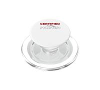 Certified Rockhound Distressed with Rock Hammer PopSockets PopGrip for MagSafe
