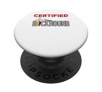Certified Rockhound with Geology Rock Hammer PopSockets Adhesive PopGrip