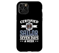 Certified Sailor Seven Days A Week Ship Captain Nautical Case for iPhone 11 Pro