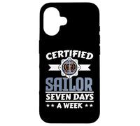 Certified Sailor Seven Days A Week Ship Captain Nautical Case for iPhone 16