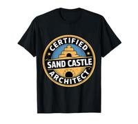 Certified Sand Castle Architect - T-Shirt