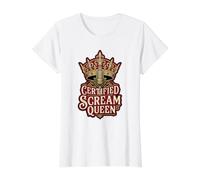 Certified Scream Queen Scary Lover B Horror Movie Halloween Value Graphic T-Shirt