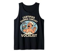 Certified Shower Concert Vocalist Funny Man Singing Bathroom Tank Top