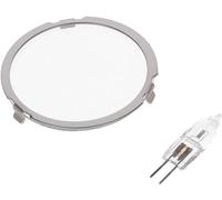 Certified Siemens Bosch Neff Cooker Hood G4 Light Lamp Lens Glass Cover & Bulb & Ring 20W