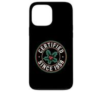 Certified Since 1958 Christmas Holly Vintage Badge Case for iPhone 13 Pro Max