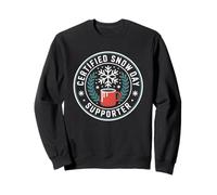 Certified Snow Day Supporter Winter Cozy Vibes Sweatshirt