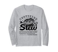 Certified Stew Chef Beef Stew Meat Lover No License Required Long Sleeve T-Shirt