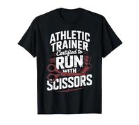 Certified to Run with Scissors Athletic Trainer T-Shirt