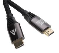 kenable Certified Ultra High Speed HDMI 2.1 Cable 8K@60Hz 4K@120Hz 48Gbps Metal Plugs eARC VRR ALLM Dynamic HDR Black 1m