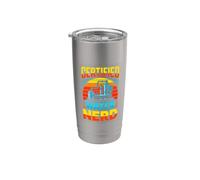 Certified Water Nerd Retro Water Engineer Humor Stainless Steel Insulated Tumbler