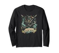 Certified Water Wolf Freedive Underwater Hunter Diver Gift Long Sleeve T-Shirt