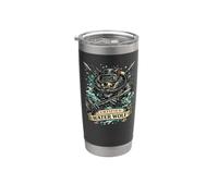Certified Water Wolf Freedive Underwater Hunter Diver Gift Stainless Steel Insulated Tumbler