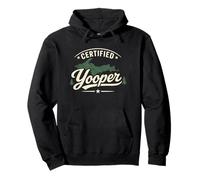 Certified Yooper Michigan U.P. Pride Design Pullover Hoodie