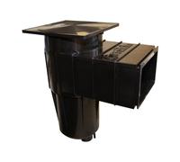 Certikin Concrete Wide-Angle Extension Throat 1 Piece Throat - Grey Metallic (HD101CS+G)