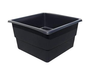Certikin Preformed Square Water Garden 200 Liters Black 79 X 79 X 45Cm