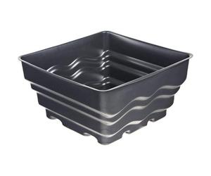 Certikin Preformed Square Water Garden 70 Litters Black 58 X 58 X 30Cm