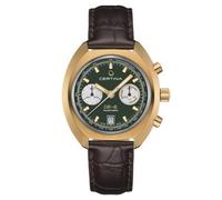 Certina DS-2 Men's Chronograph Brown Leather Strap Watch