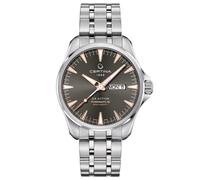 Certina DS Action Day Date Grey Dial Stainless Steel Bracelet Watch