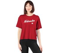 CERTO NCAA Nebraska Cornhuskers T Shirt for Women Girls, Short Sleeve Graphic Top, X-Large