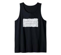 Certum Est Quia Impossible Est It's True Because It Can't Be Tank Top