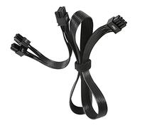 Certusfun CPU Cable for Corsair, 70CM 8 Pin to 8 & 4+4 Pin EPS Cable for Thermaltake, Male to Male CPU Power Cable for ARESGAME Power Supply (70cm+15cm)