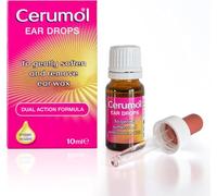 Cerumol Extra Virgin Olive Oil Ear Drops 10ml - Natural Ear Wax Remover with Dropper - Gently Softens & Clears Blocked Ears - 100% Medicinal Grade Olive Oil for Ear Cleaning | SterlingSquare