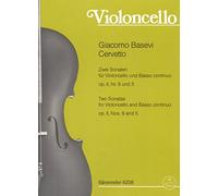 Cervetto: 2 Sonatas, Op. 2 Nos 5 & 9 (Cello & Piano/Continuo) Barenreiter