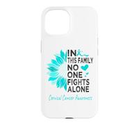 Cervical cancer Awareness sunflower support Cervical cancer Case for iPhone 15