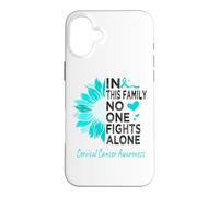 Cervical cancer Awareness sunflower support Cervical cancer Case for iPhone 16 Plus