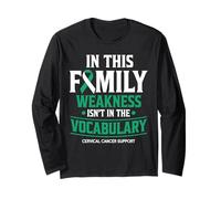 Cervical Cancer Awareness Support Family Long Sleeve T-Shirt