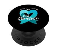 Cervical Cancer I'm A Survivor Cervical Cancer PopSockets Adhesive PopGrip