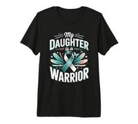 Cervical Cancer My Daughter is A Warrior Premium T-Shirt
