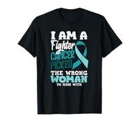 Cervical Cancer Picked The Wrong Woman to Mess with Ribbon T-Shirt