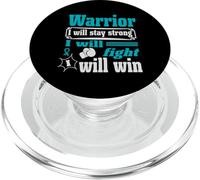 Cervical Cancer Warrior Will Stay Strong Will Fight Will Win PopSockets PopGrip for MagSafe