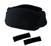 Cervical Collar Dust Cover Sleeve(2 Pack) for Neck Brace, Soft & Comfortable for Sleeping, Working, Breathable & Sweat-Absorbent, Black, Black, One Size