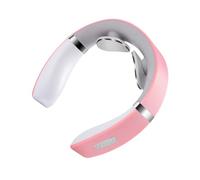Cervical Massager, Portable Wireless Massager | Rechargeable Vibrating Wireless 10 Modes Adjustable Portable with Heat for Facial Care, Home and Travel Postworkout