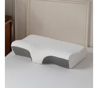 Good Nite Memory Foam Pillow, Cervical Orthopedic Groove Pillows for Neck and Shoulder Strut, Ergonomic Neck Support Pillow for Side/Back/Stomach Sleepers with Removable Cover 60x36x13/10cm