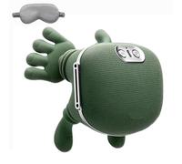 Cervical Neck Massager, Massage Master for Shoulder, Back, Lower Abdominal, Electric Masajeador En Forma De Mano, USB Neck Massager with Heat, Gifts for Dad Mom,Green