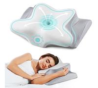 Cervical Neck Pillow for Pain Relief - Cooling Side Sleeper Pillow for Sleeping, Ergonomic Memory Foam Pillows for Neck Support, Contour Orthopedic Bed Pillow for Back Stomach Sleepers