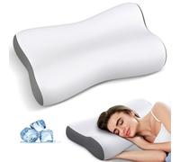 Cervical Neck Pillow Memory Foam Pillows for Neck Pain Relief, Ergonomic Pillow for Shoulder Pain, Contour Pillow for Sleeping, Orthopedic Bed Pillows Neck Support for Side Back Stomach Sleepers