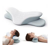 Cervical Neck Pillows,Orthopedic Roll Pillow for Neck Pain Relief,Sleeping Decompression Devices Support and Shoulder Relaxer,High-Density Memory Foam,Neck Bolster(Butterfly Adult Size)