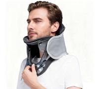 Cervical Neck Traction Device - Adjustable Neck Stretcher with 6 Levels of Lift for Neck Pressure Relief and Torticollis Correction, Lightweight Design