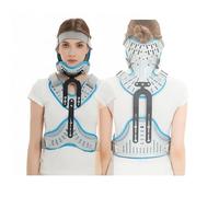 Cervical Neck Traction Device, Adjustable U-Shaped Jaw Support, Orthosis for Spine Fractures and Dislocations, Looseness/Height Adjustable